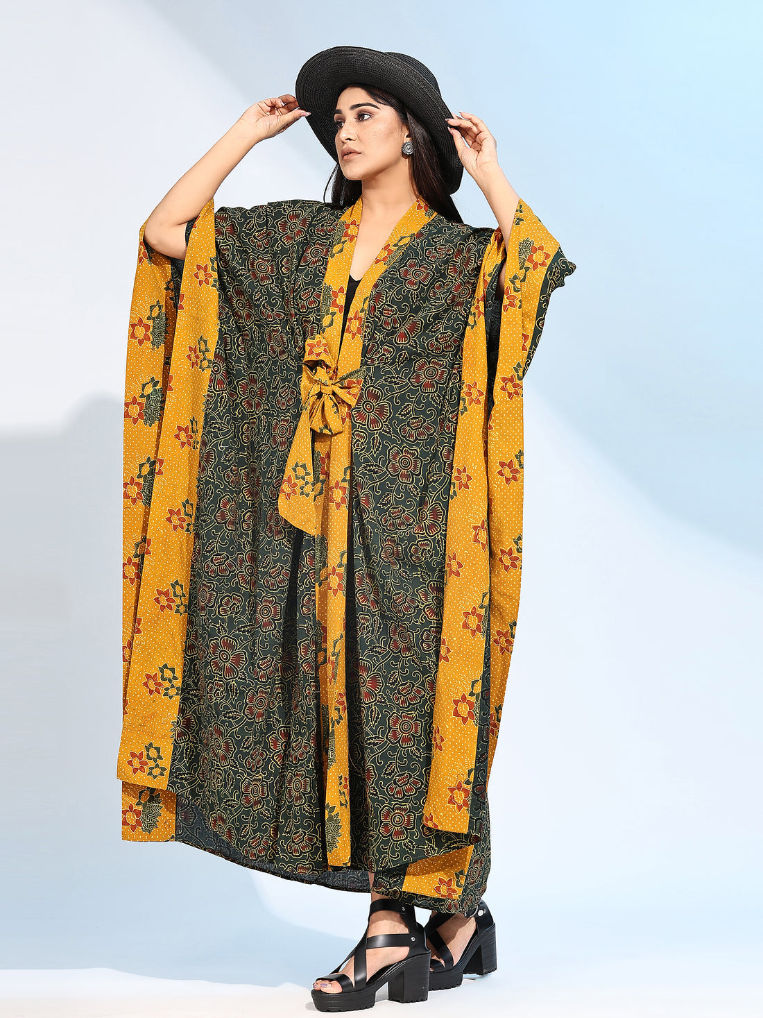 Empress Floral Blockprint Robe - 5 Colors